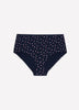 Blue Floral-Print Cotton Full Brief - ti Voglio