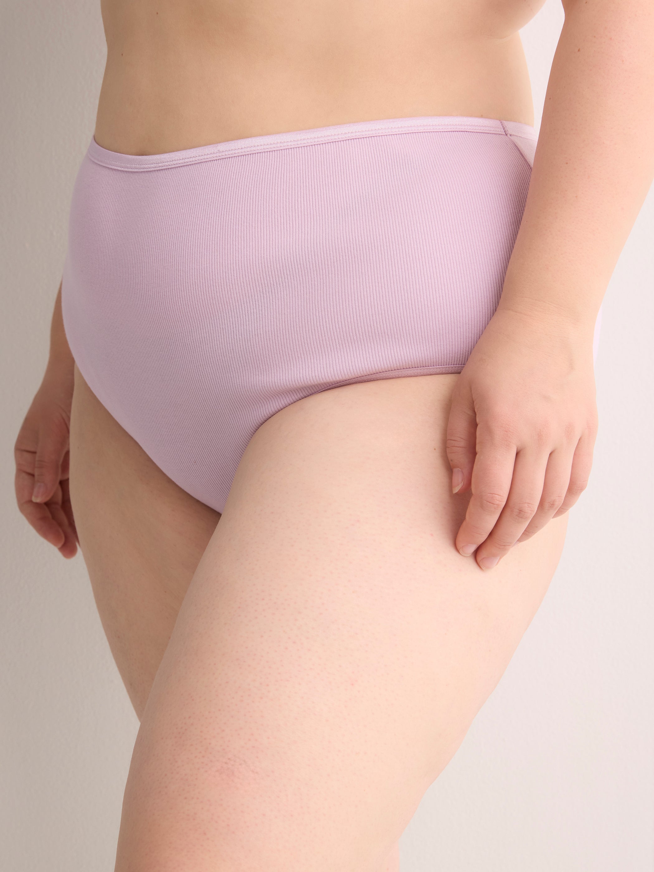Ribbed Knit Full Brief - ti Voglio
