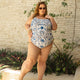 Printed One-Piece Swimsuit