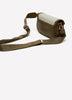 Canvas and Faux-Leather Crossbody Bag