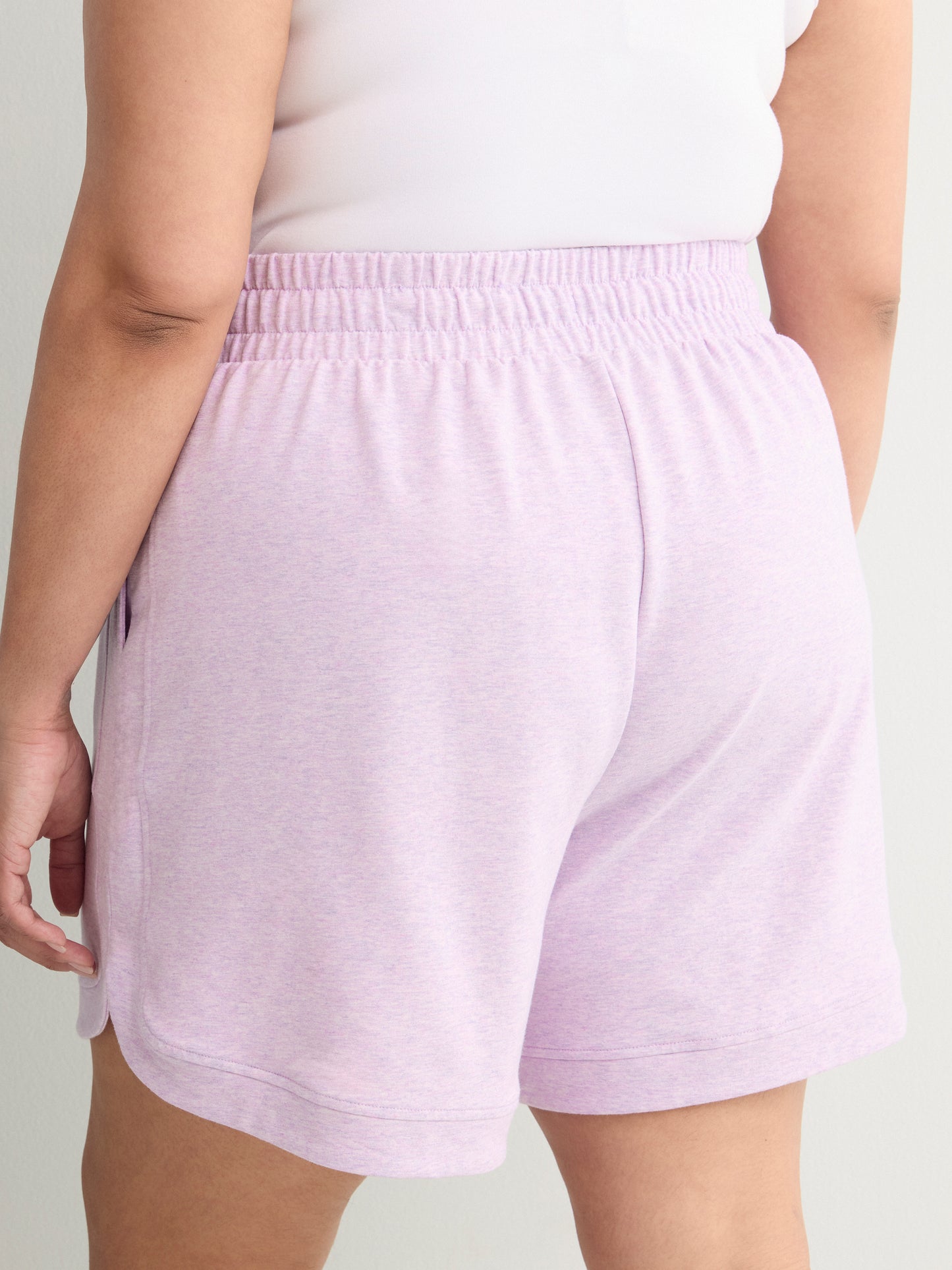 French Terry Tulip-Hem Bermuda Short - Active Zone
