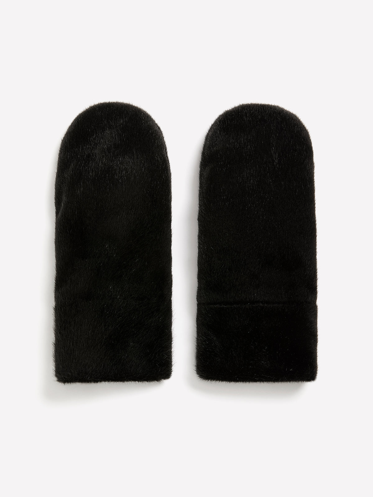 Faux-Fur Mittens