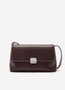 Fig Faux Leather Crossbody Handbag