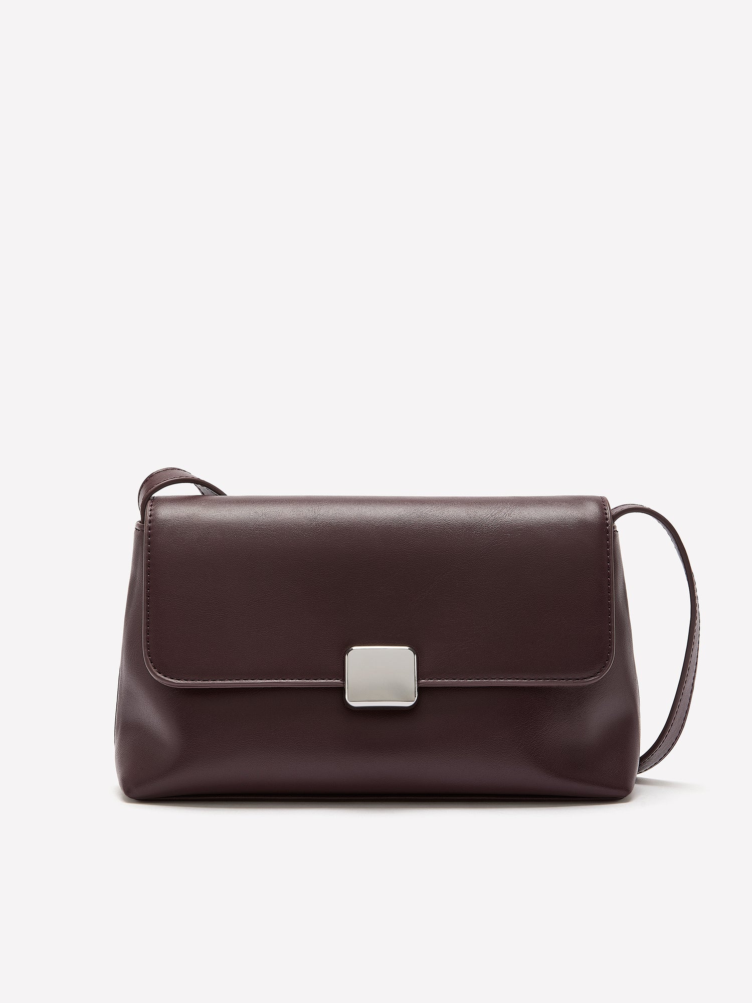 Fig Faux Leather Crossbody Handbag