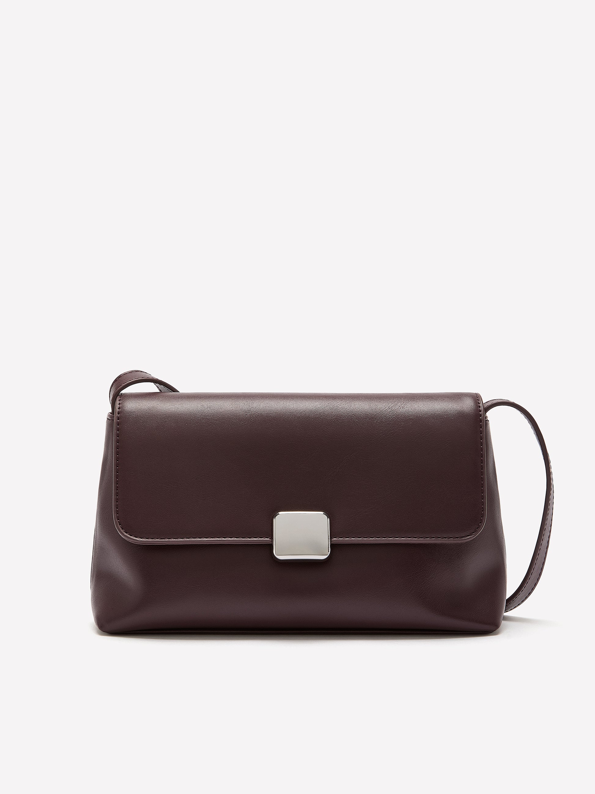 Fig Faux Leather Crossbody Handbag
