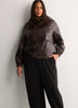 Black Holiday Pull-On Balloon Pants