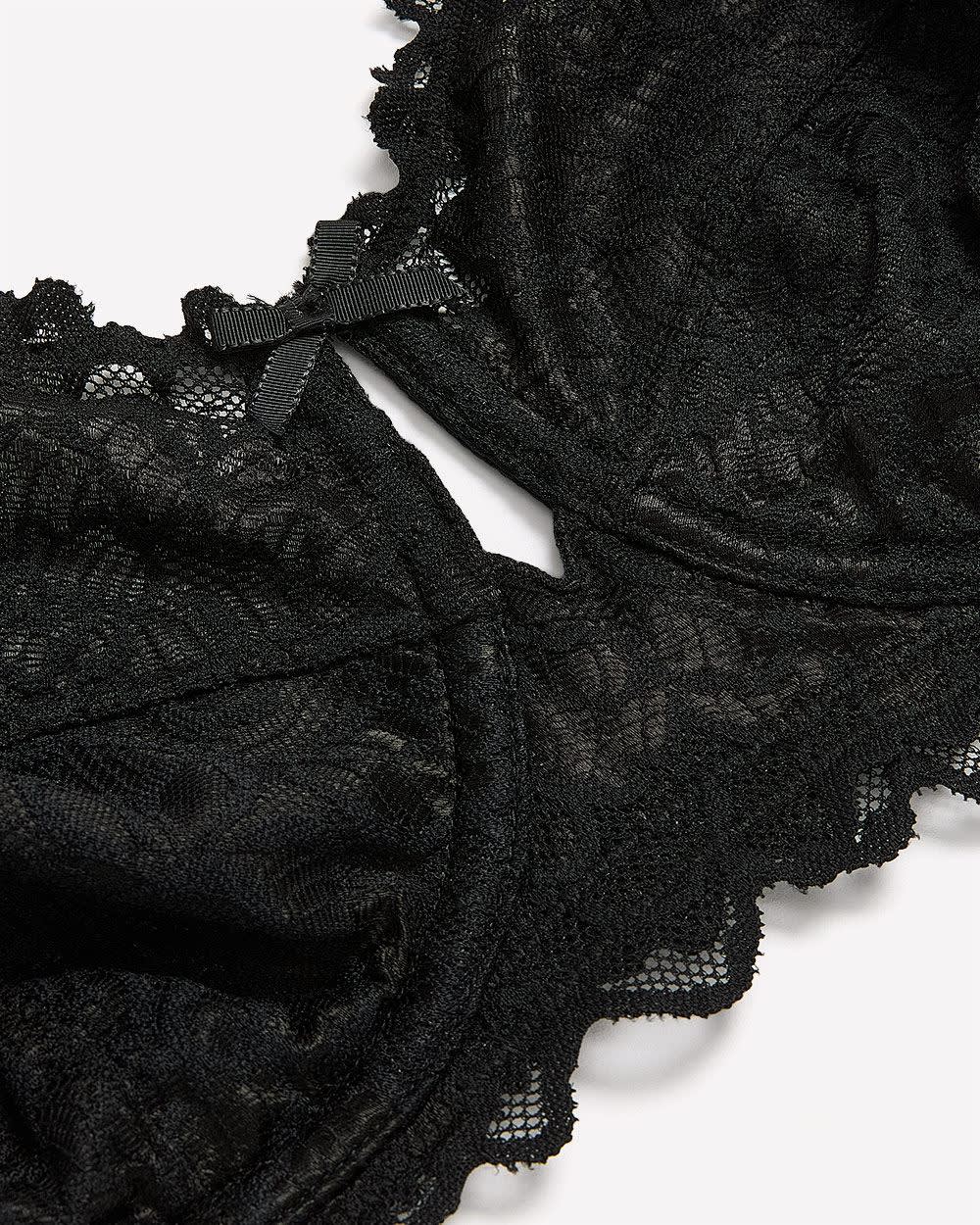 Unlined Lace Bra - Déesse Collection