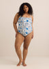 Printed One-Piece Swimsuit