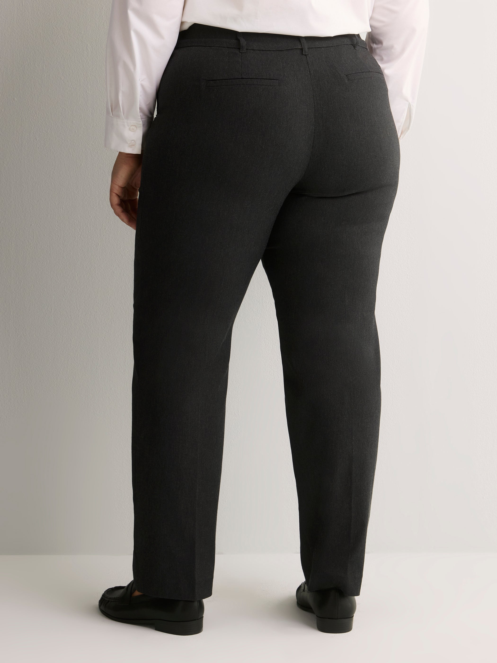 Responsible, Gray Straight-Leg Savvy Pant
