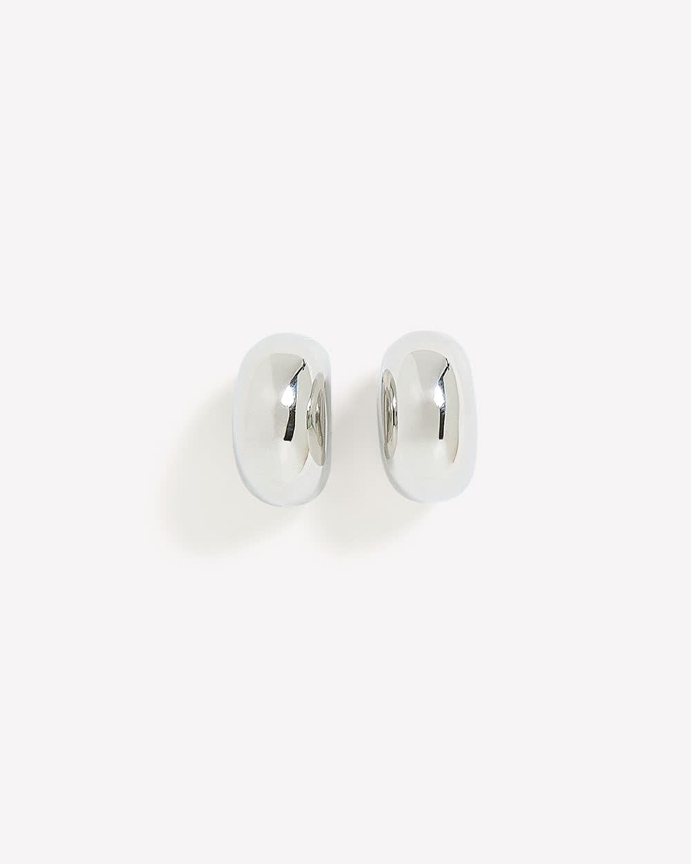 Puffy Teardrop Earring