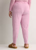 Pink Mini-Star Print Cotton Knit Jogger Pant - tiVOGLIO