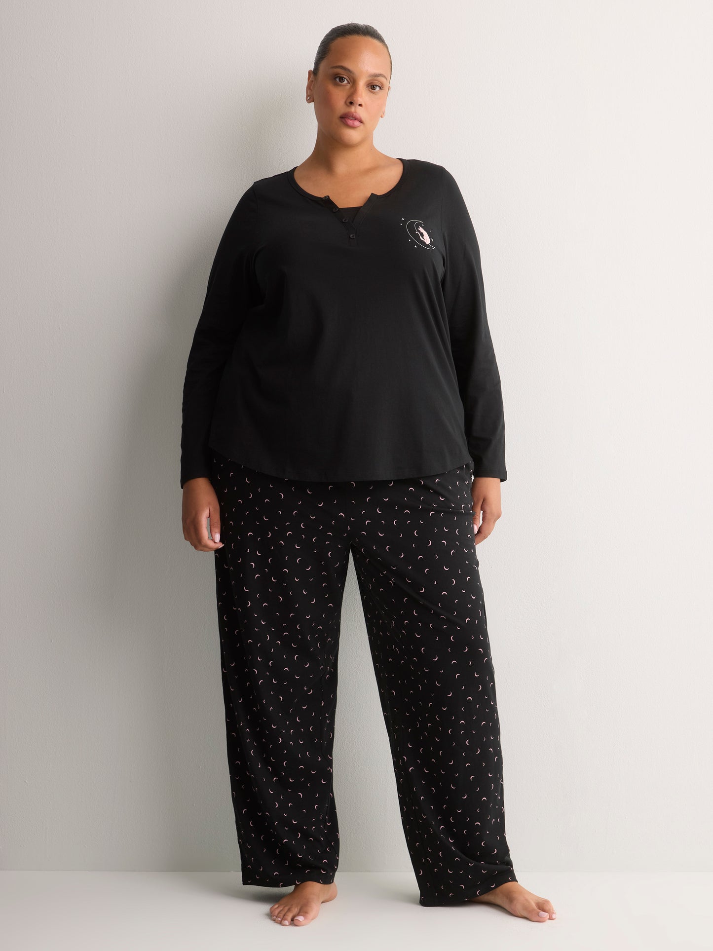Modern-Fit Fooler Henley Pyjama Top - tiVOGLIO