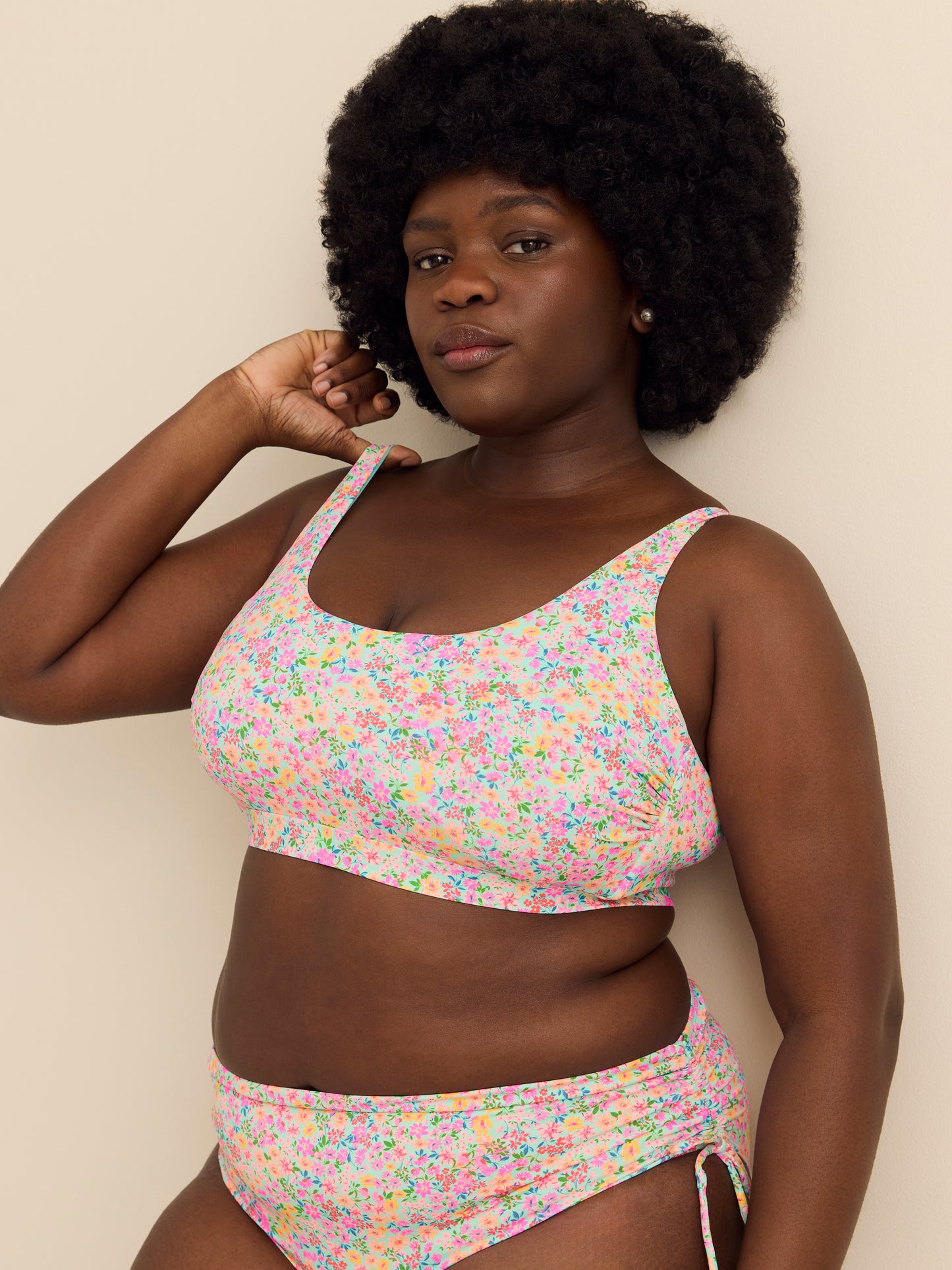 Haut de bikini fleuri Amore à col dégagé - Body Glove