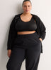 Black 4-Way Stretch Capri Jogger Pant - Active Zone