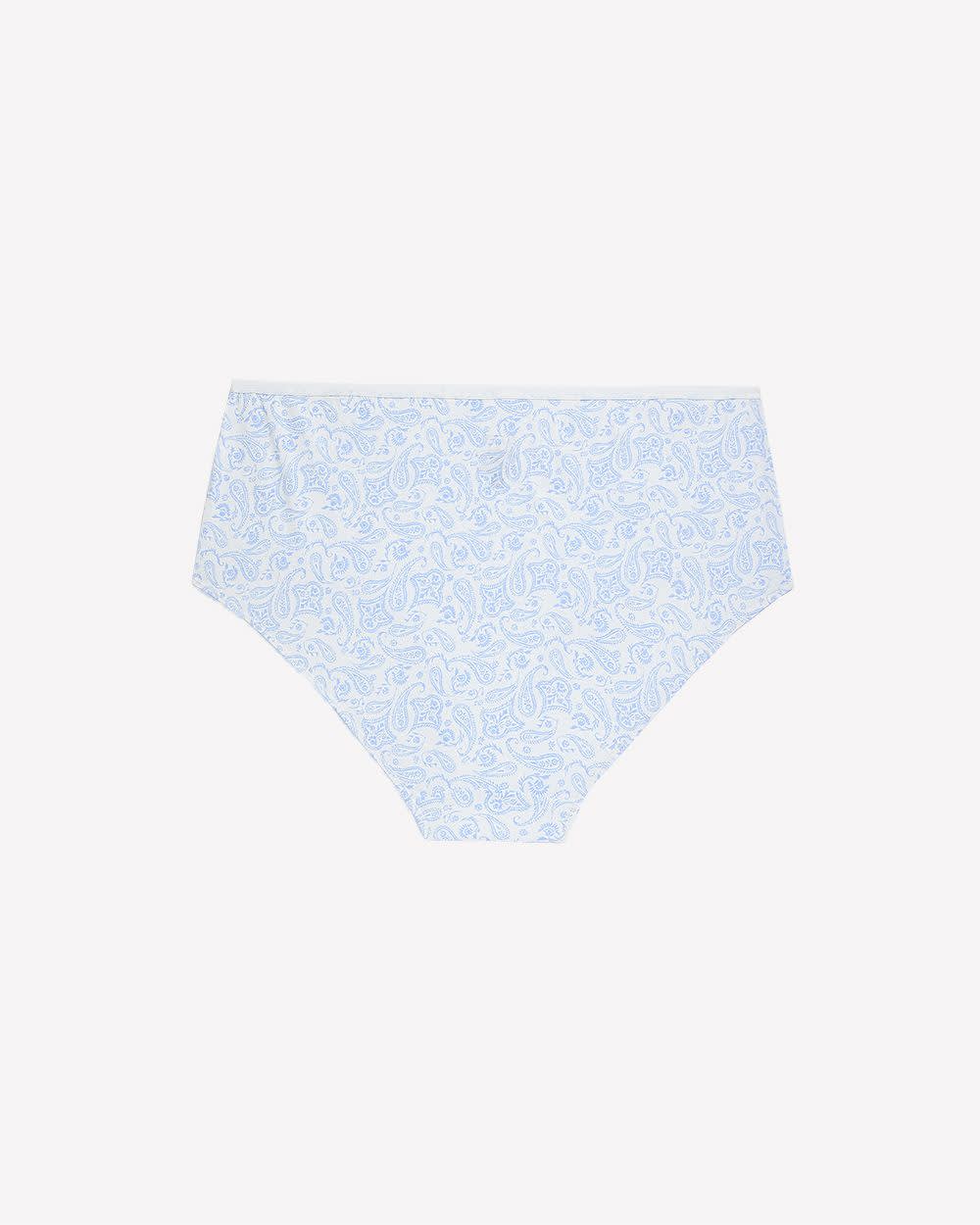 Cotton Brief with Paisley Print - ti Voglio