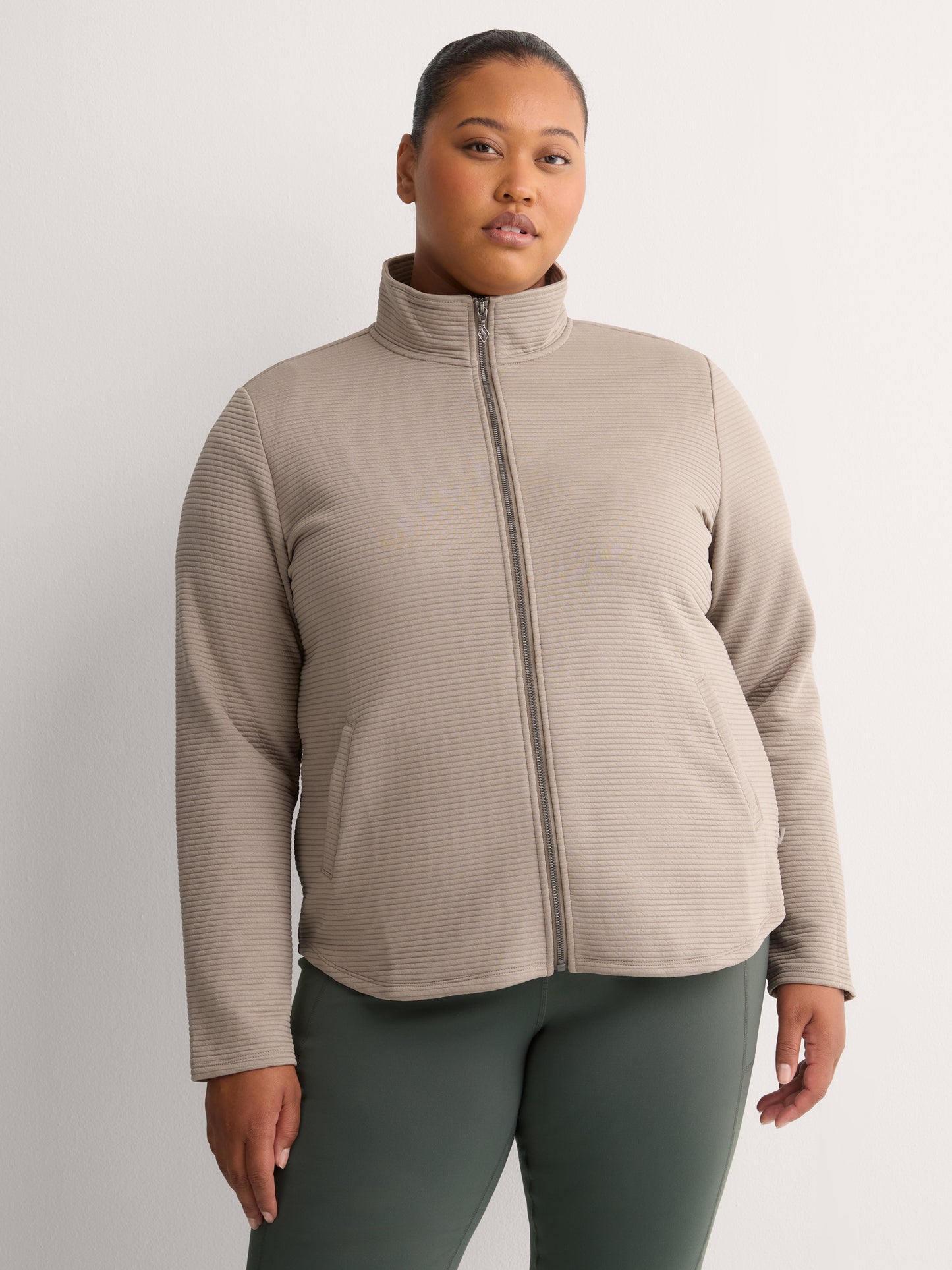 Go Walk Shine Rib Knit Jacket - Skechers