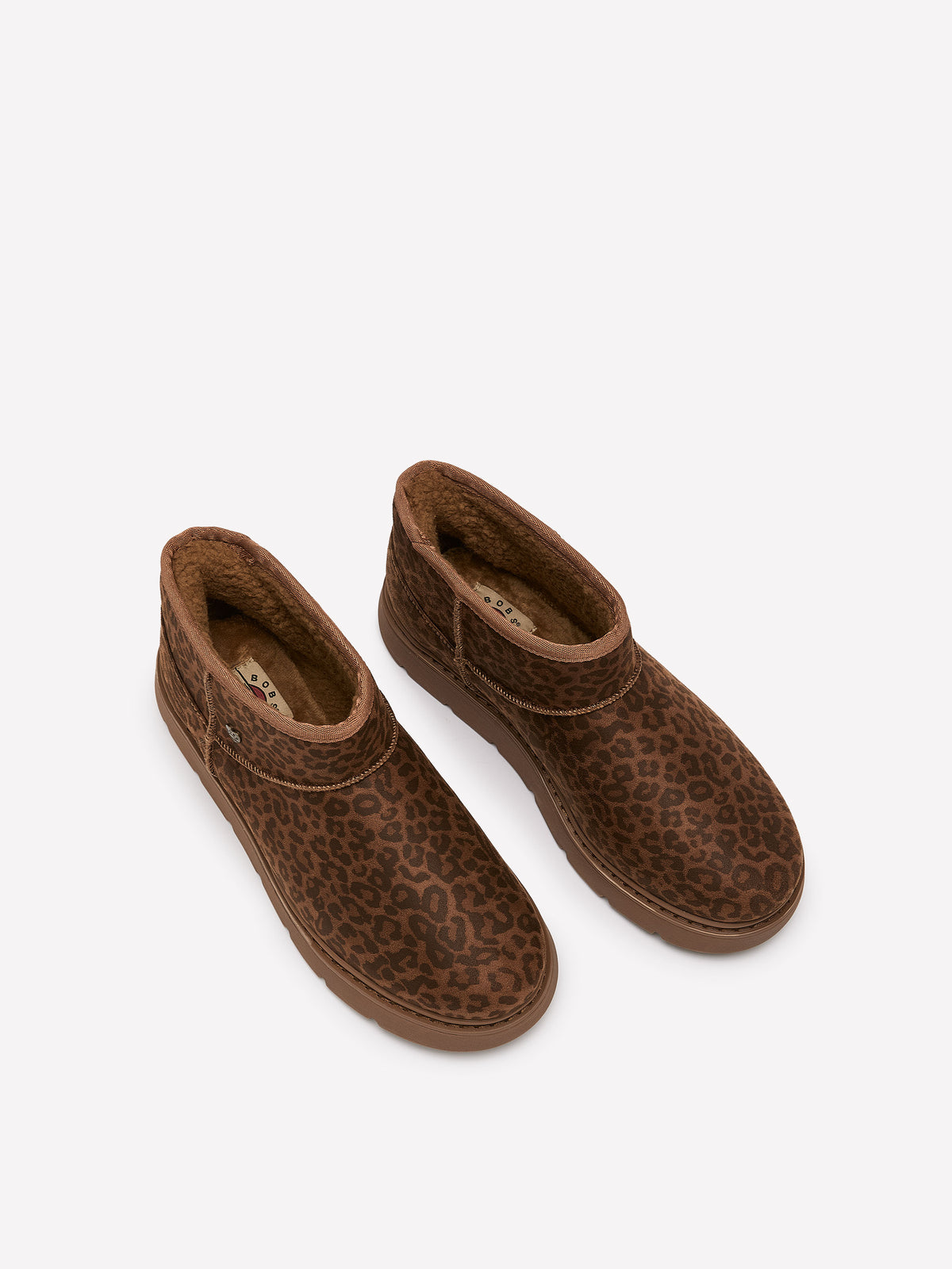Wide Width, Bobs Keepsakes Slip-On Faux-Leather Winter Bootie - Skechers
