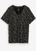 Responsible, Boyfriend-Fit V-Neck Tee with Slits
