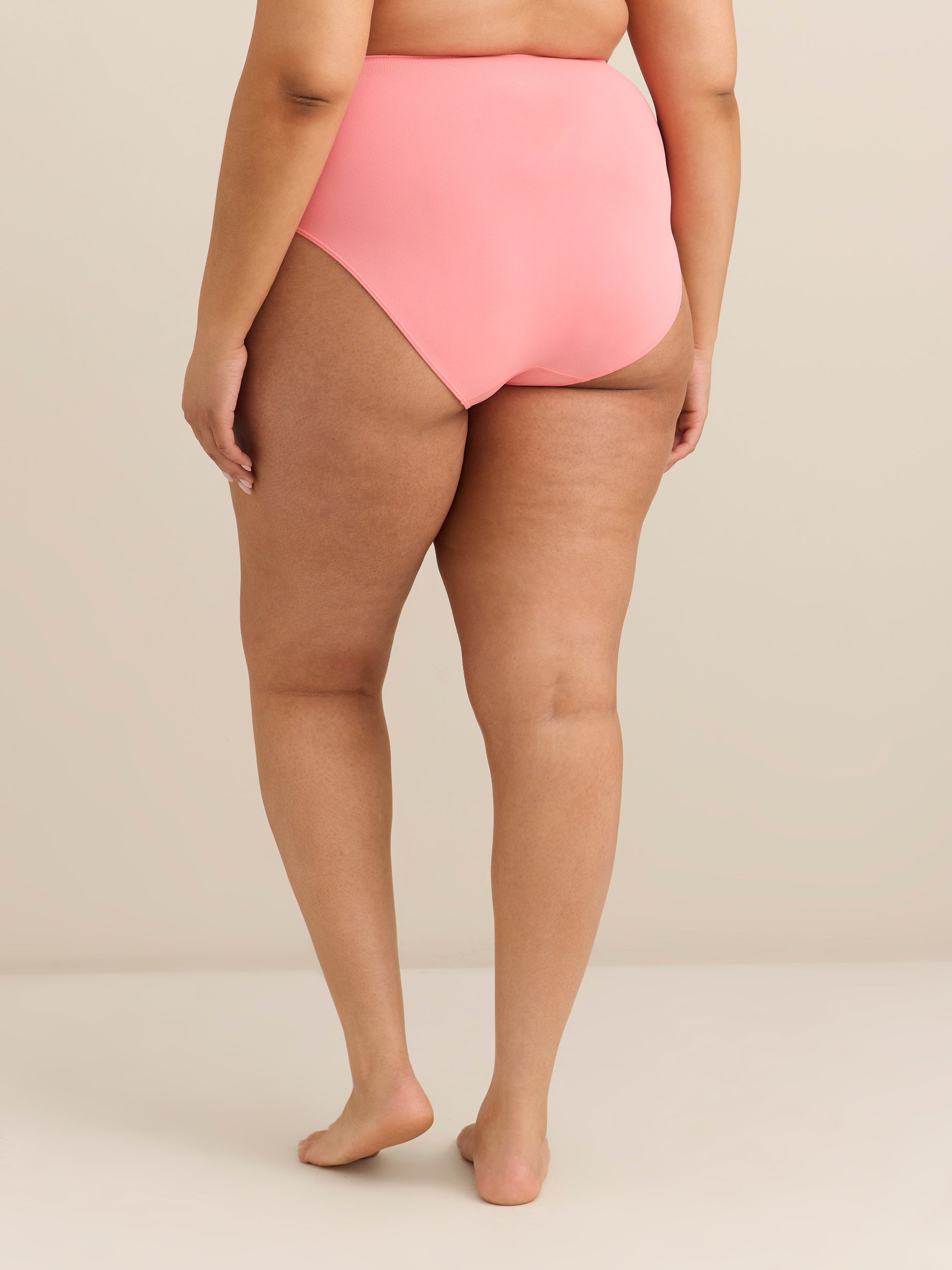 High-Cut Seamless Solid Brief - ti Voglio