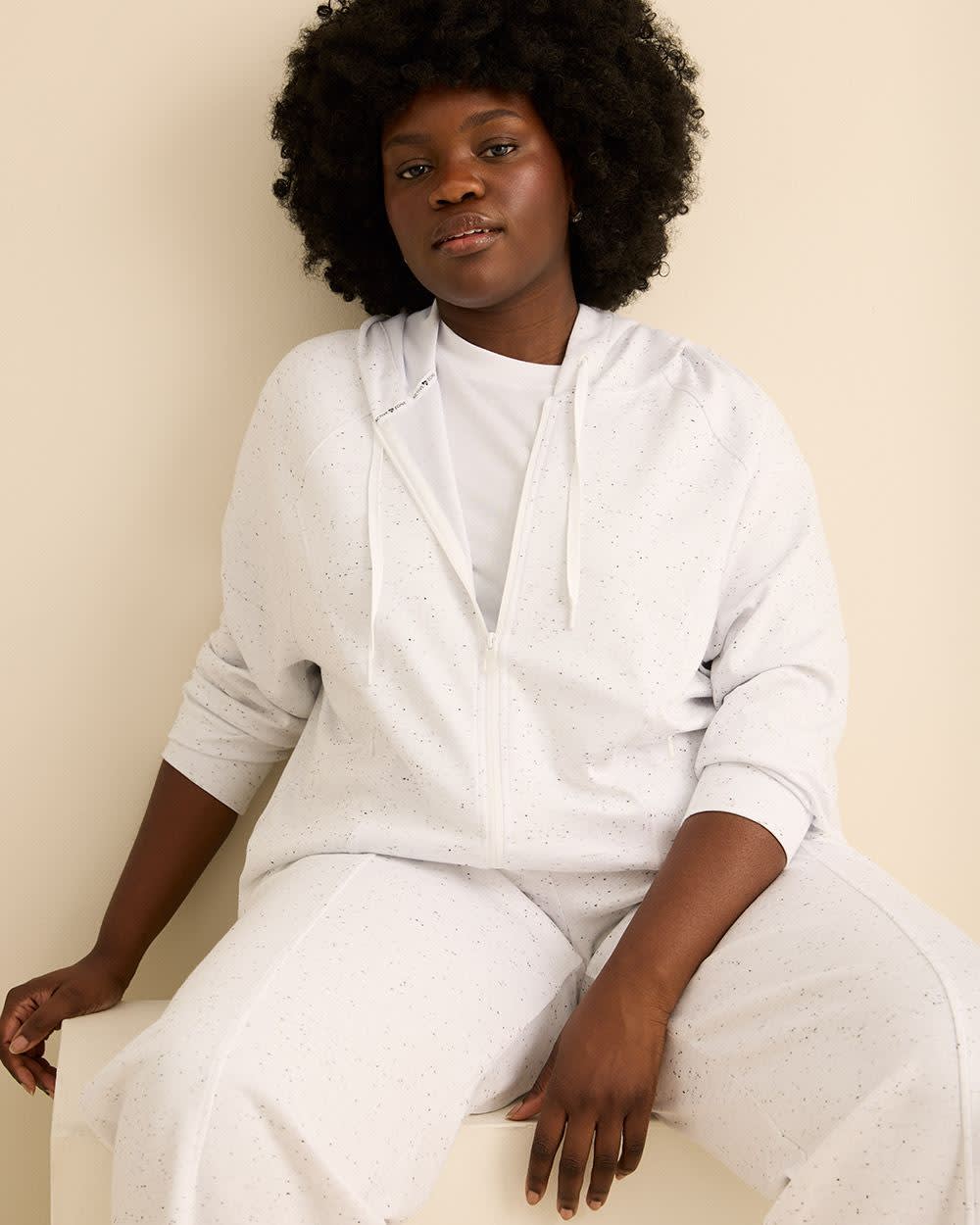 Pantalons de jogging taille haute à jambe évasée, tissu responsable - Active Zone