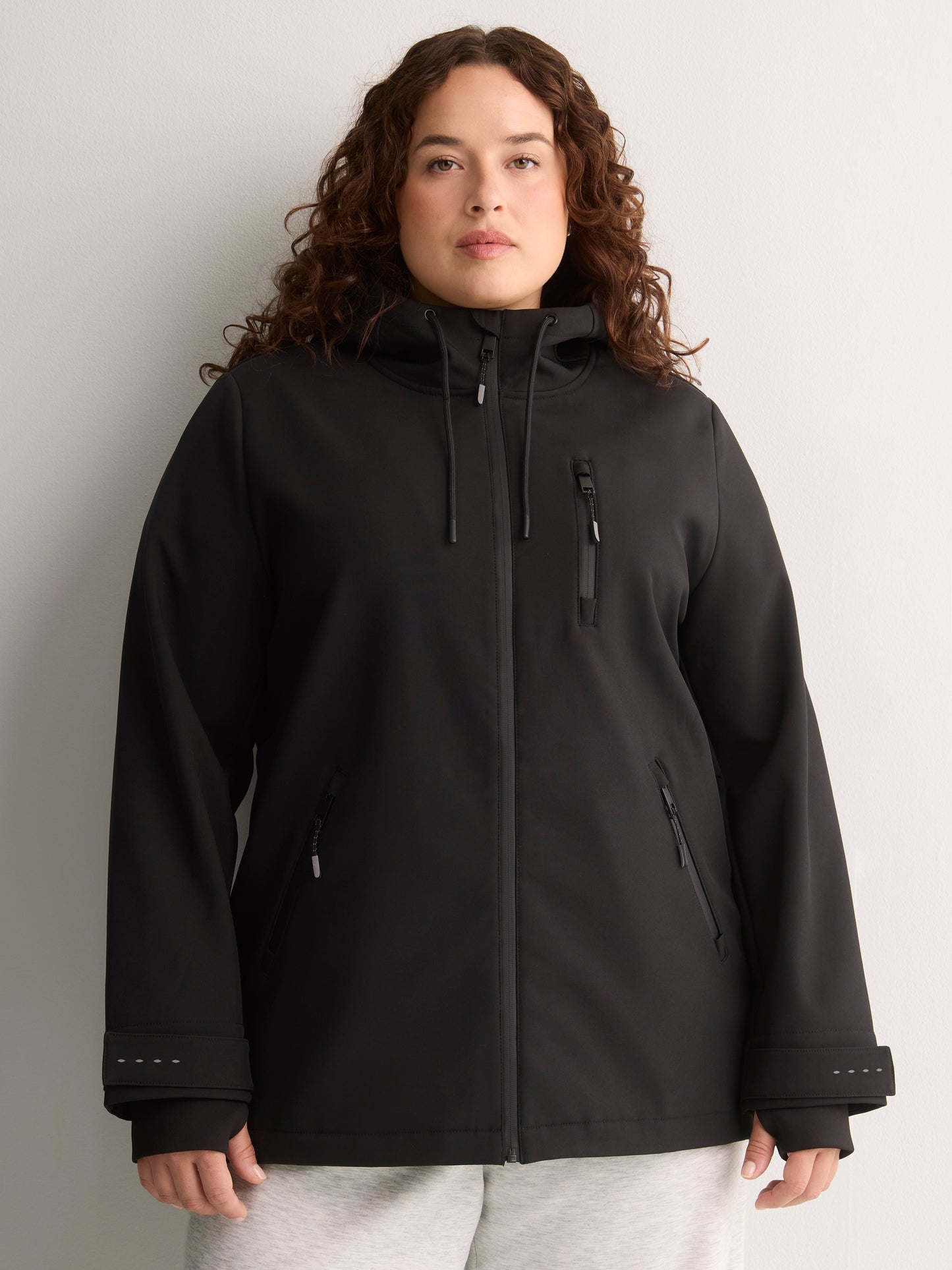 Softshell Hooded Jacket - Active Zone