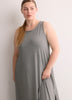 Sleeveless Long Rib Knit Sleepshirt - ti Voglio