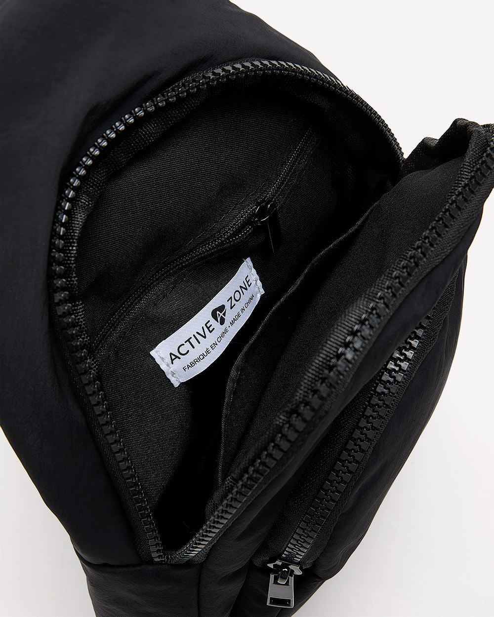 Sac à bandoulière en nylon avec sangle contrastante - Active Zone