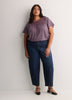 Slight Swing Top with Embroidered Yoke