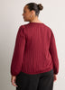 Short Buttoned-Down Elastic-Waist Blouse