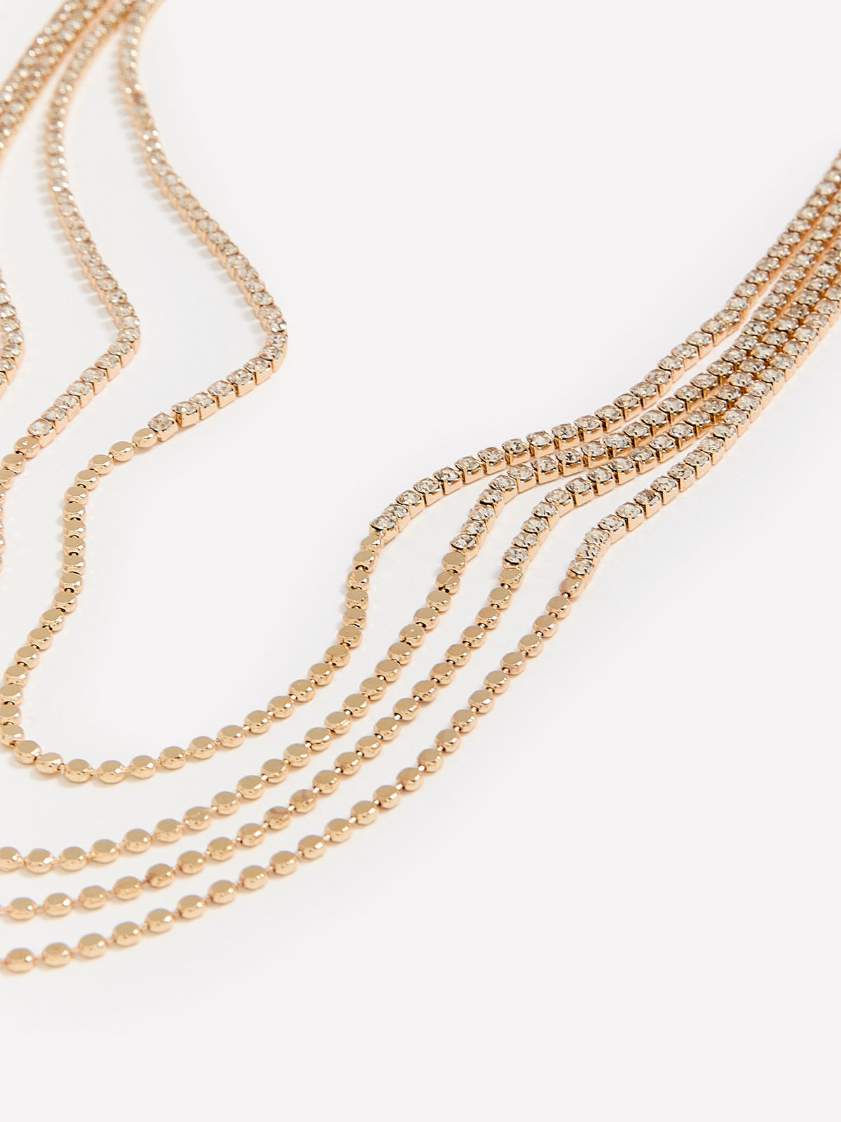 Short Multi-Layer Golden Necklace