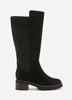 Wide Width, Black Andina Tall Microsuede Boot