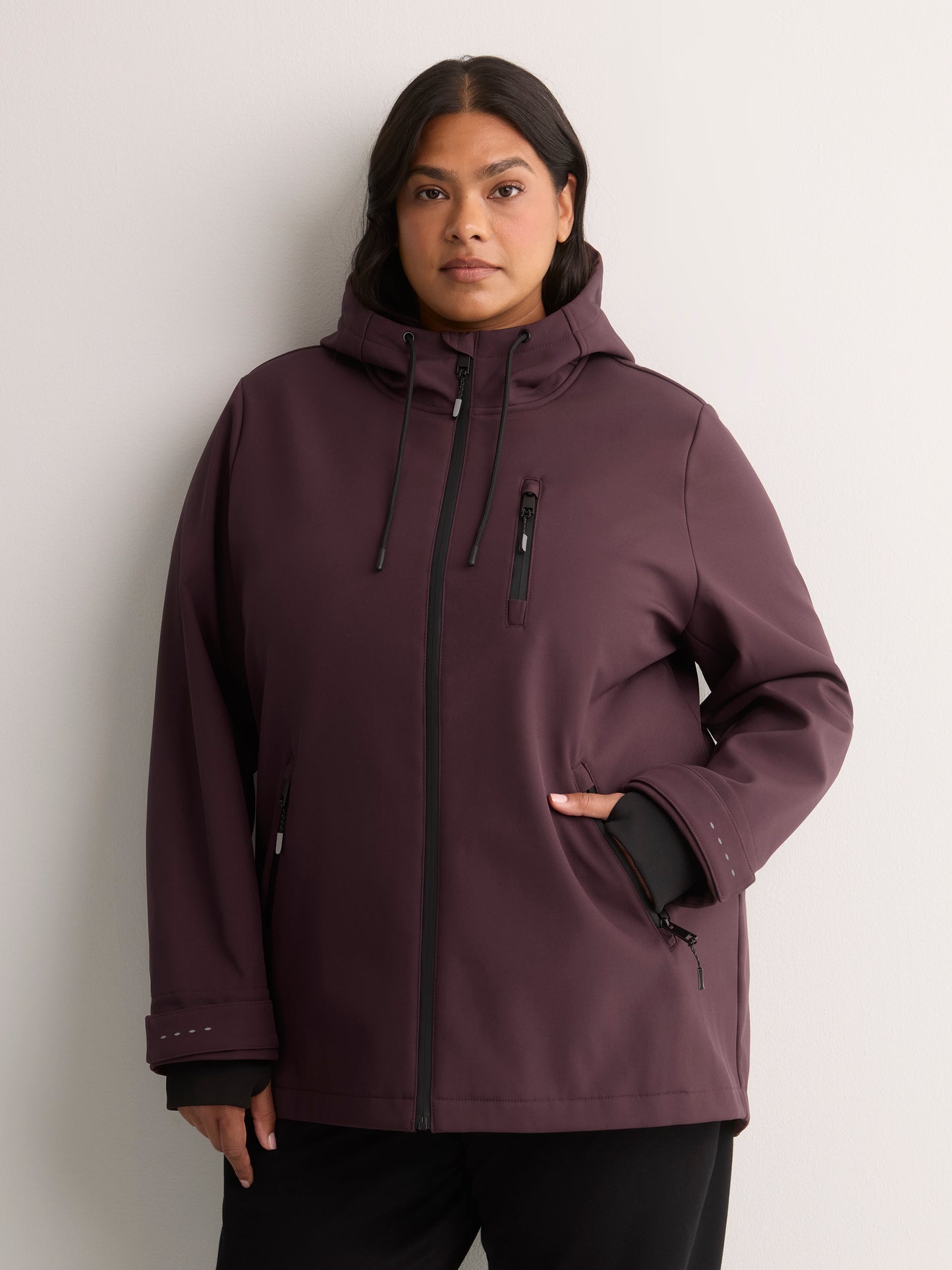 Softshell Hooded Jacket - Active Zone