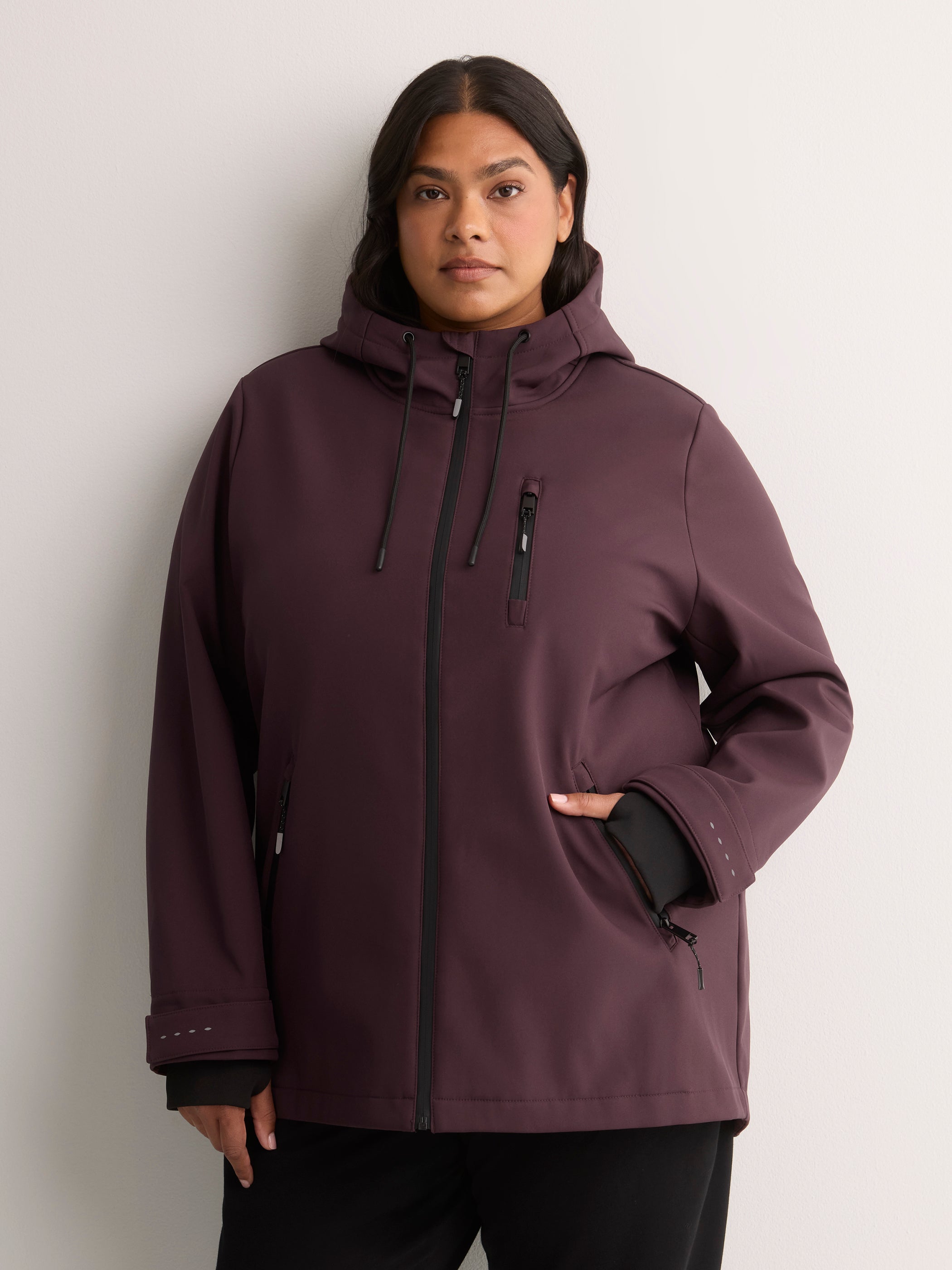 Softshell Hooded Jacket - Active Zone