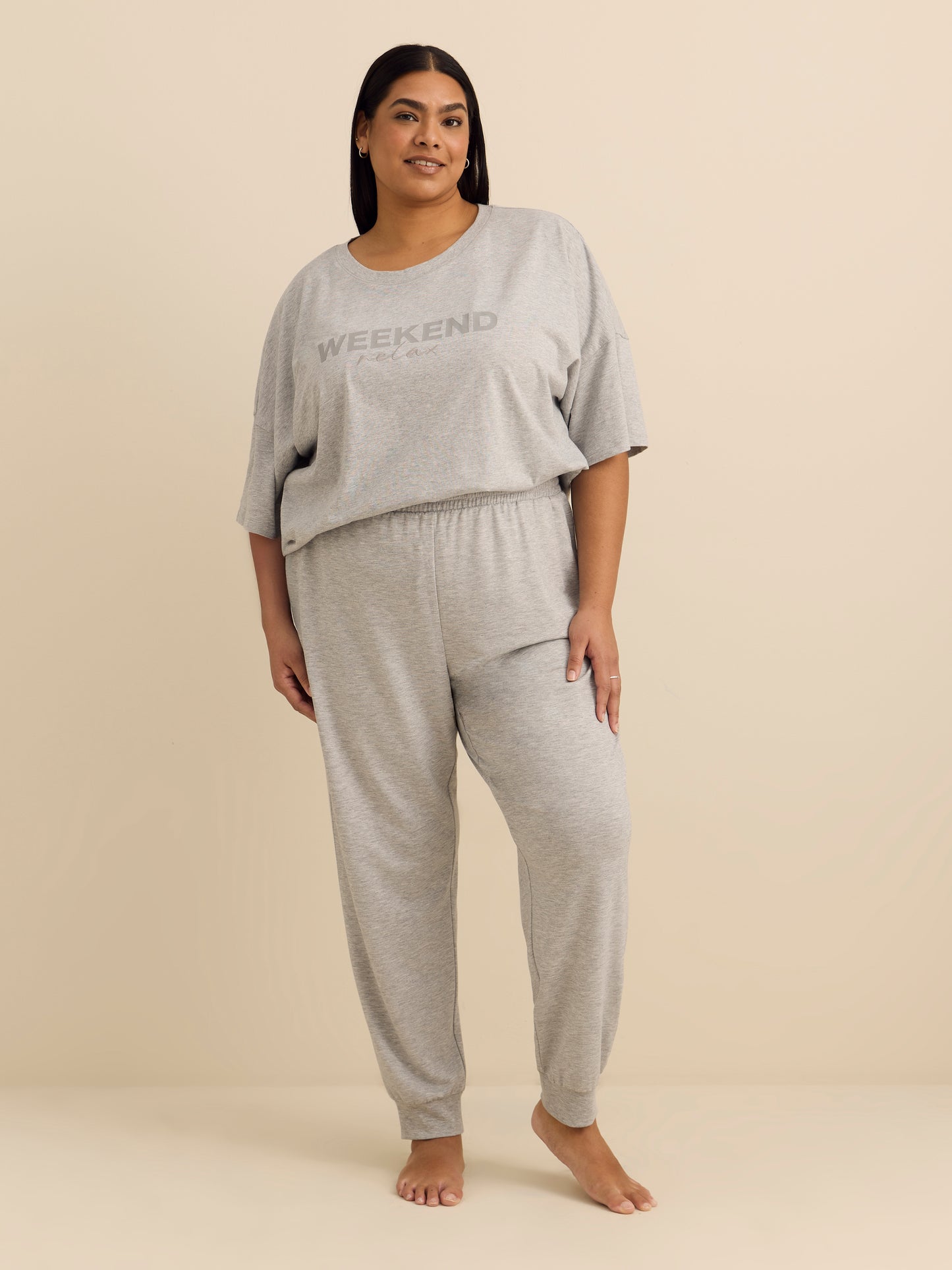 Pantalon de jogging en molleton chiné - ti Voglio