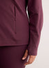 Responsible, Double Knit Mock-Neck Zipper Jacket - Active Zone