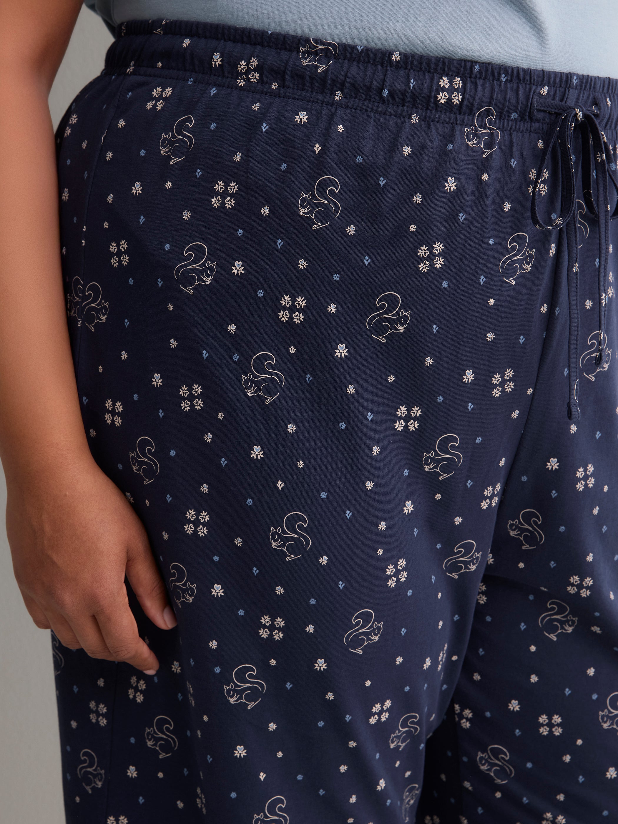 Printed Straight-Leg Capri Pyjama Pant - ti Voglio