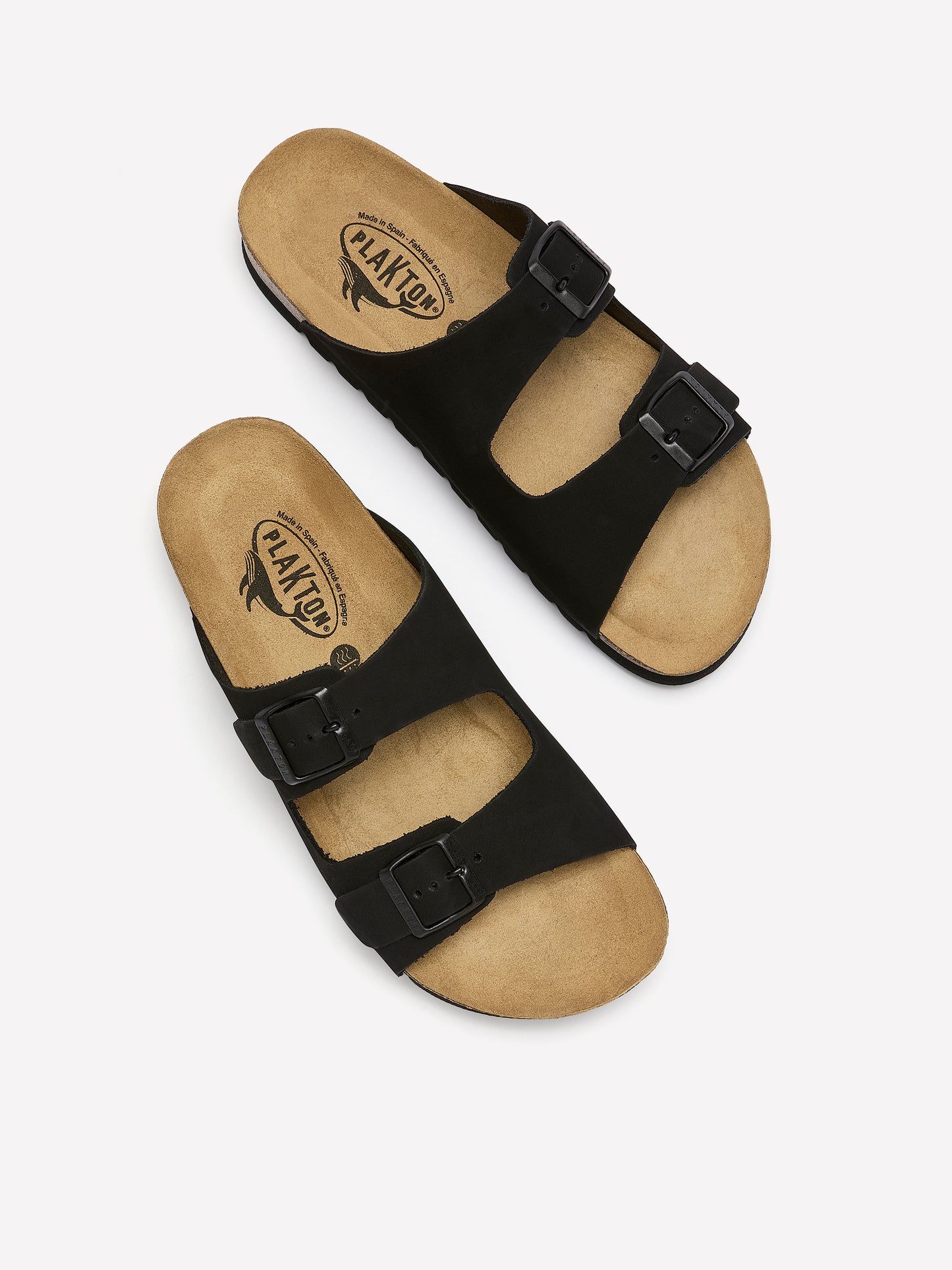 Wide-Width, Beta Double Buckle Band Sandal - Plakton