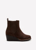 Extra Wide Width, Chelsea Microsuede Wedge Bootie