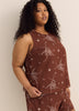 Sleeveless Straight Blouse with Side Ties