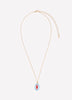 Short Dainty Necklace with Lobster Pendant