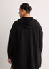 French Terry Hooded Open Cardigan - Active Zone