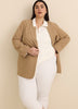 Fashion White Denim Capri Legging with Tulip Hem