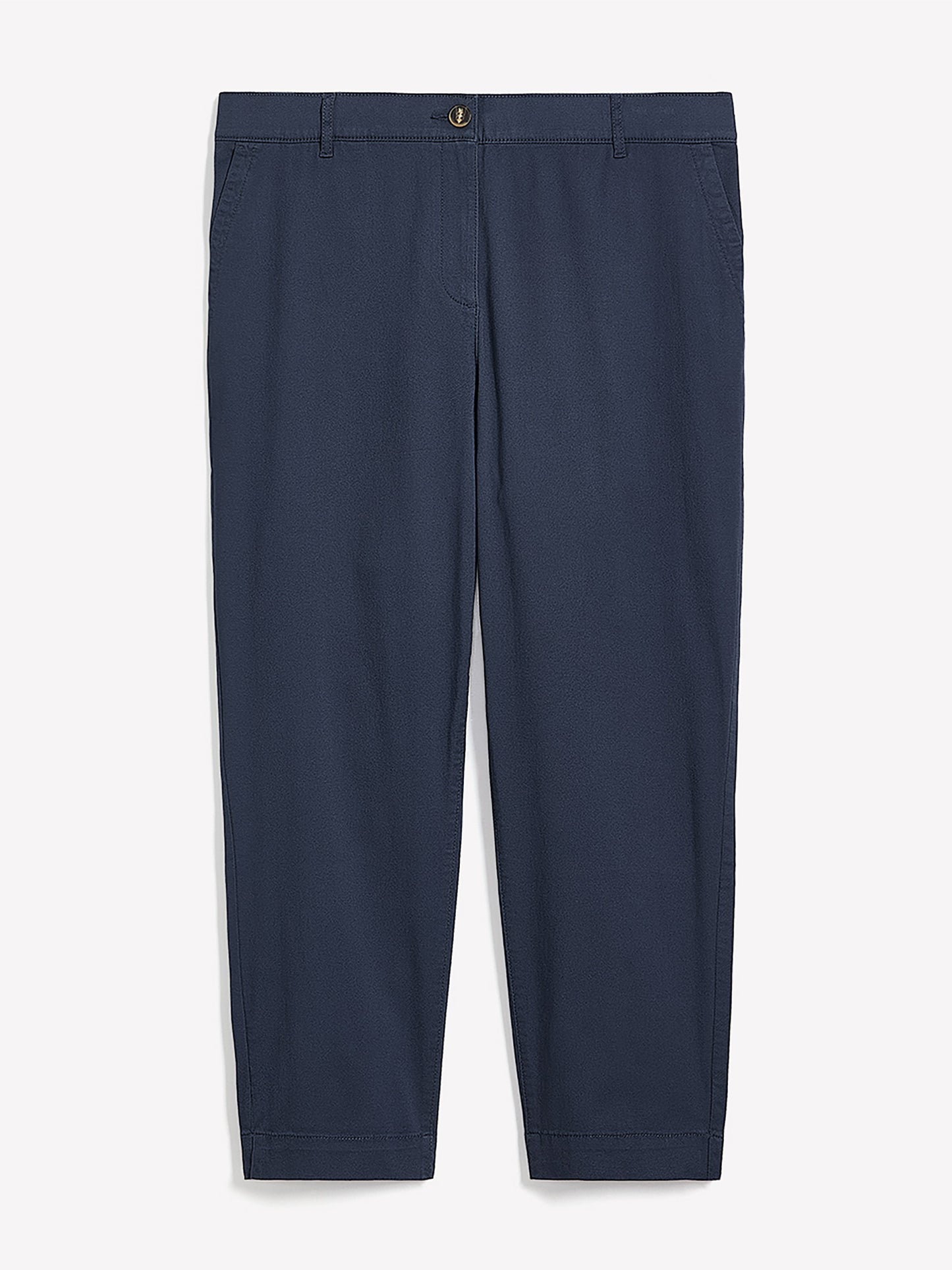 Pantalon chino uni à jambe fuselée