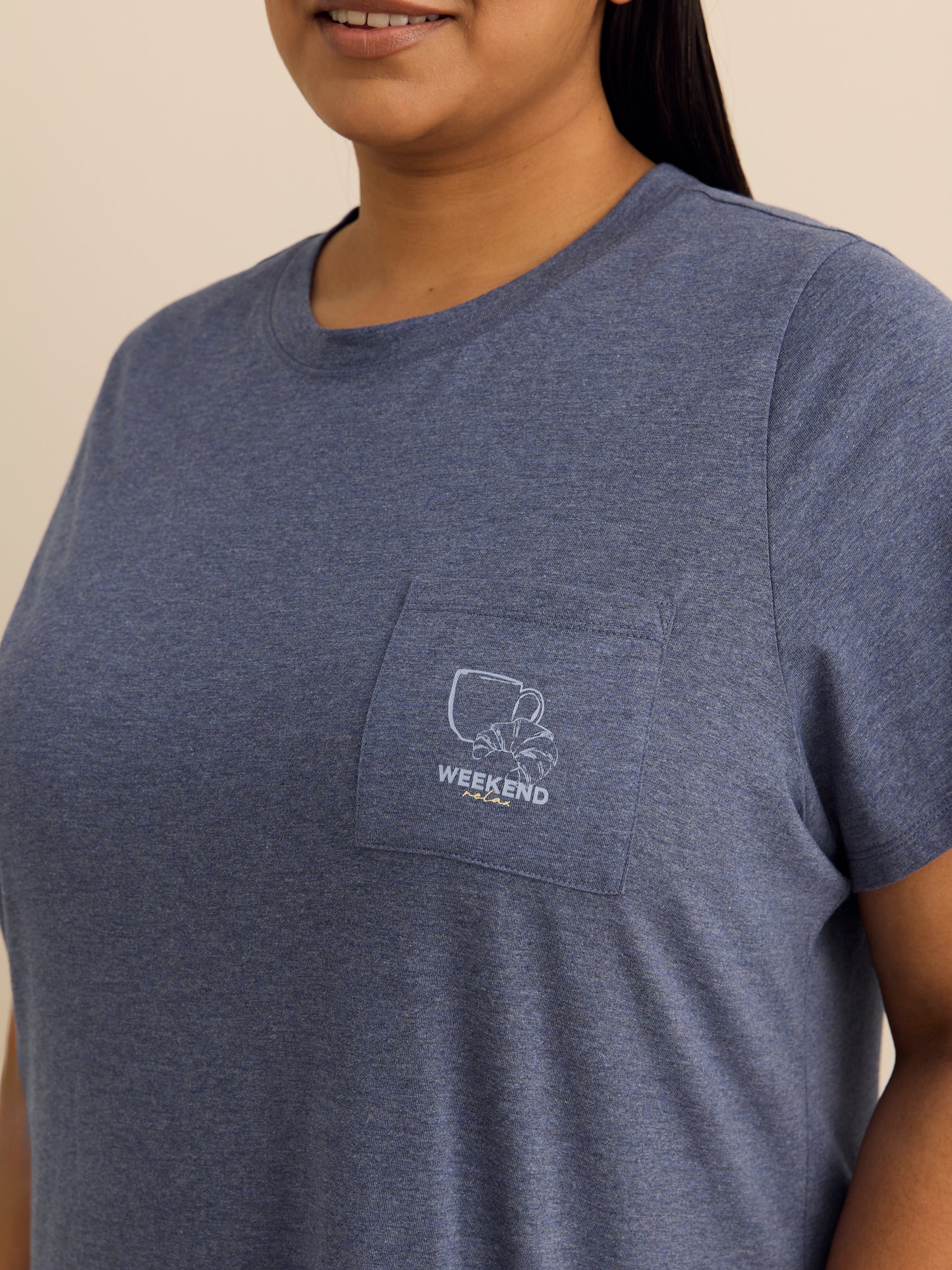 Robe de nuit longue à manches courtes - ti Voglio