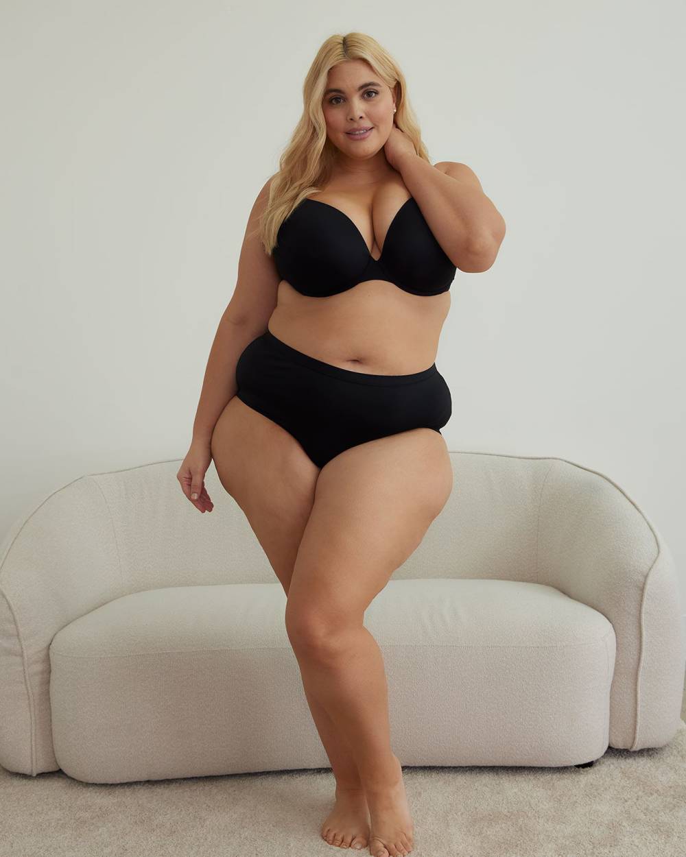 Culotte essentielle unie en microfibre - ti Voglio