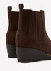 Extra Wide Width, Chelsea Microsuede Wedge Bootie