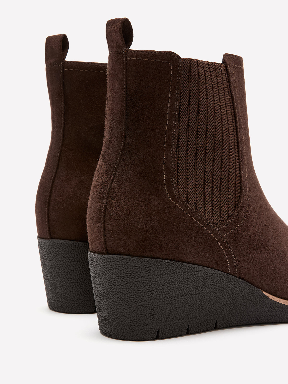 Extra Wide Width, Chelsea Microsuede Wedge Bootie