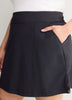 Black 4-Way Stretch Pull-On Skort - Active Zone