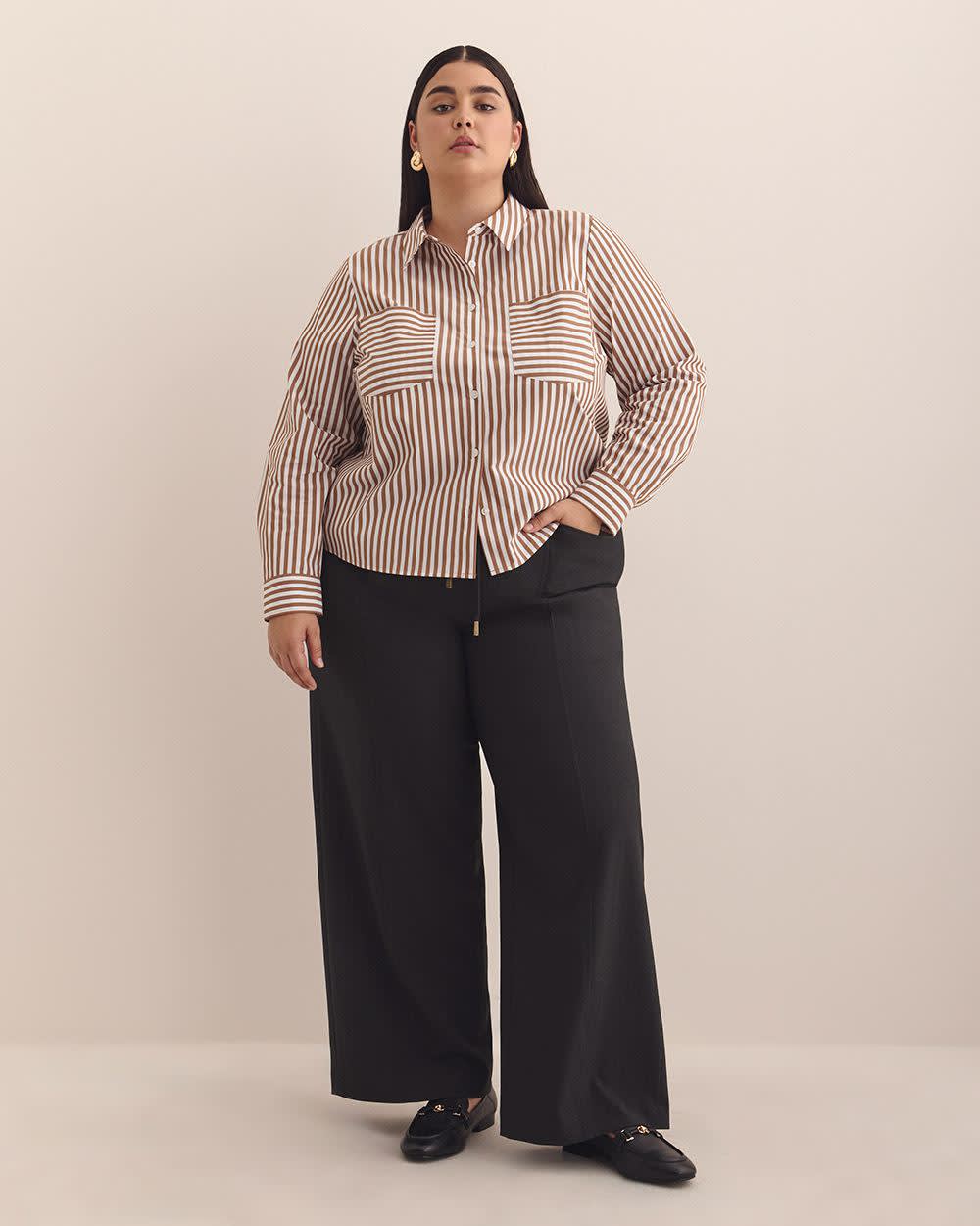 Striped Shirt with Pockets