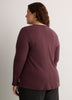 Responsible, Slight Swing Henley Rib Knit Top
